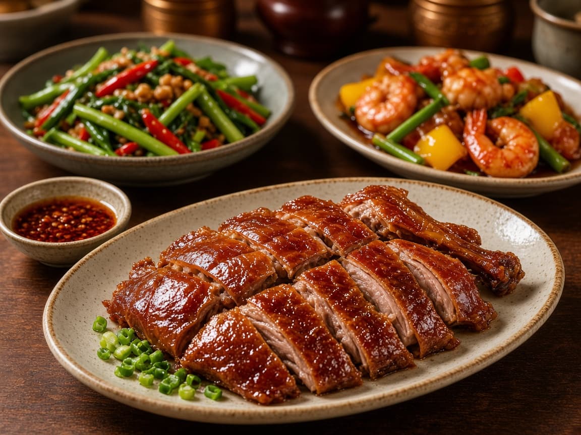 中式炒菜與飯餸